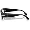 image:imagePersol Po3362v Wes Square Prescription Eyewear FramesBlackDemo Lens