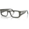 image:imagePersol Po3362v Wes Square Prescription Eyewear FramesSmokeDemo Lens