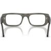 image:imagePersol Po3362v Wes Square Prescription Eyewear FramesSmokeDemo Lens