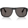 image:imagePersol Unisex Po3310s Jean Square SunglassesBlackDark Grey