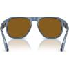 image:imagePersol Unisex Po3310s Jean Square SunglassesTransparent NavyBrown