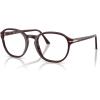 image:imagePersol Unisex Po3343v Round SunglassesOpal BurgundyDemo Lens