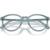 image:imagePersol Unisex Po3353v Round SunglassesTransparent BlueDemo Lens