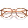 image:imagePersol Unisex Po3353v Round SunglassesTransparent BrownDemo Lens