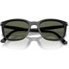 image:imagePersol Unisex Po3355s Square SunglassesBlackPolarized Green