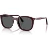 image:imagePersol Unisex Po3355s Square SunglassesMilky PlumDark Grey