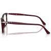 image:imagePersol Unisex Po3358v Rectangular Prescription Eyewear FramesMilky PlumDemo Lens