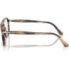 image:imagePersol Unisex Po3359v Jacques Square Prescription Eyewear FramesStriped Black  Transparent GreyishDemo Lens