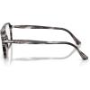 image:imagePersol Unisex Po3359v Jacques Square Prescription Eyewear FramesStriped BlackDemo Lens