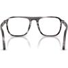 image:imagePersol Unisex Po3359v Jacques Square Prescription Eyewear FramesStriped BlackDemo Lens