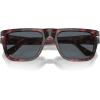 image:imagePersol Unisex Sunglasses Black Frame Green Lenses 57MMHavanaGreen