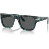 image:imagePersol Unisex Sunglasses Black Frame Green Lenses 57MMOpal BeigeGreen