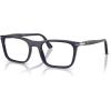 image:imagePersol Womens Po3358v Rectangular Prescription Eyewear FramesMilky Depths BlueDemo Lens