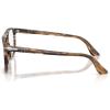 image:imagePersol mens Po3329v Greta Aviator Prescription Eyewear FramesStriped Black and Greige Demo Lens