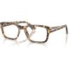 image:imagePersol mens Po3364v Rectangular Prescription Eyewear FramesBrown Beige TortoiseDemo Lens