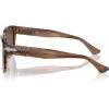 image:imagePersol womens Po3341s Square SunglassesStriped Brown Gradient GreenPolarized Brown