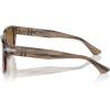 image:imagePersol womens Po3341s Square SunglassesStriped Brown Gradient RedBrown