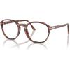 image:imagePersol womens Po3343v Round SunglassesStriped BordeauxDemo Lens