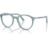 image:imagePersol womens Po3353v Round SunglassesTransparent BlueDemo Lens
