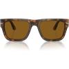 image:imagePersol PO3348S Sunglasses Striped BrownLight Blue 55 mm