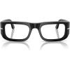 image:imagePersol Po3362v Wes Square Prescription Eyewear FramesBlackDemo Lens