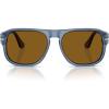 image:imagePersol Unisex Po3310s Jean Square SunglassesTransparent NavyBrown