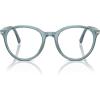 image:imagePersol Unisex Po3353v Round SunglassesTransparent BlueDemo Lens