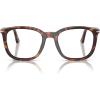 image:imagePersol Unisex Po3355s Square SunglassesHavanaTransition Clear to Sapphire