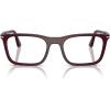 image:imagePersol Unisex Po3358v Rectangular Prescription Eyewear FramesMilky PlumDemo Lens