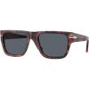 image:imagePersol Unisex Sunglasses Black Frame Green Lenses 57MMRed HavanaBlue