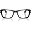image:imagePersol mens Po3364v Rectangular Prescription Eyewear FramesBlackDemo Lens