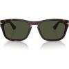 image:imagePersol womens Po3341s Square SunglassesHavanaGreen