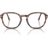 image:imagePersol womens Po3343v Round SunglassesStriped BordeauxDemo Lens