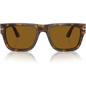 image:imagePersol PO3348S Sunglasses Striped BrownLight Blue 55 mm