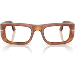 image:imagePersol Po3362v Wes Square Prescription Eyewear FramesTerra Di SienaDemo Lens