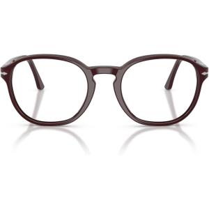 image:imagePersol Unisex Po3343v Round SunglassesOpal BurgundyDemo Lens