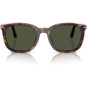 image:imagePersol Unisex Po3355s Square SunglassesHavanaGreen