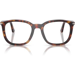 image:imagePersol Unisex Po3355s Square SunglassesHavanaTransition Clear to Sapphire