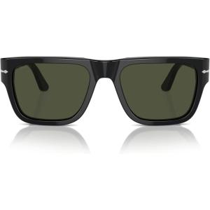 image:imagePersol Unisex Sunglasses Black Frame Green Lenses 57MMHavanaTransition Clear to Sapphire