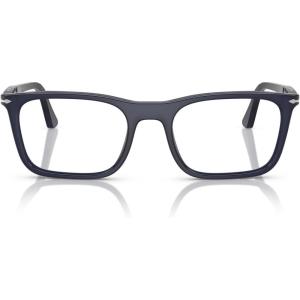 image:imagePersol Womens Po3358v Rectangular Prescription Eyewear FramesMilky Depths BlueDemo Lens