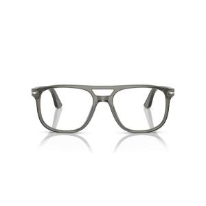 image:imagePersol mens Po3329v Greta Aviator Prescription Eyewear FramesSmokeDemo Lens