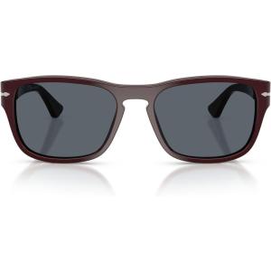 image:imagePersol womens Po3341s Square SunglassesOpal BurgundyBlue