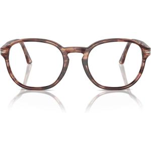 image:imagePersol womens Po3343v Round SunglassesStriped BordeauxDemo Lens