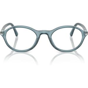 image:imagePersol womens Po3351v Oval SunglassesTransparent BlueDemo Lens