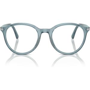 image:imagePersol womens Po3353v Round SunglassesTransparent BlueDemo Lens