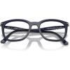 image:imagePersol womens Po3355v Square Prescription Eyewear FramesMilky Depths BlueDemo Lens