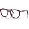 image:imagePersol womens Po3355v Square Prescription Eyewear FramesMilky PlumDemo Lens