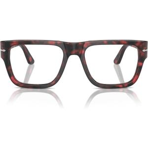 image:imagePersol Unisex Po3348v Square SunglassesRed HavanaDemo Lens