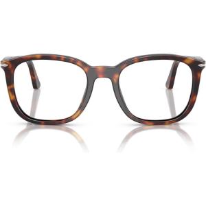 image:imagePersol womens Po3355v Square Prescription Eyewear FramesHavanaDemo Lens
