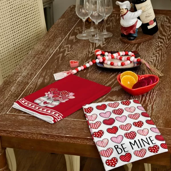 ARKENY Valentine Day Kitchen Towels Set of 2Heart Balloon Vase Love Dish Towels 18x26 Inch Drying DishclothFarmhouse Home Wedding Decoration AD160ARKENY Valentine Day Kitchen Towels Set of 2Heart Balloon Vase Love Dish Towels 18x26 Inch Drying DishclothFarmhouse Home Wedding Decoration AD160